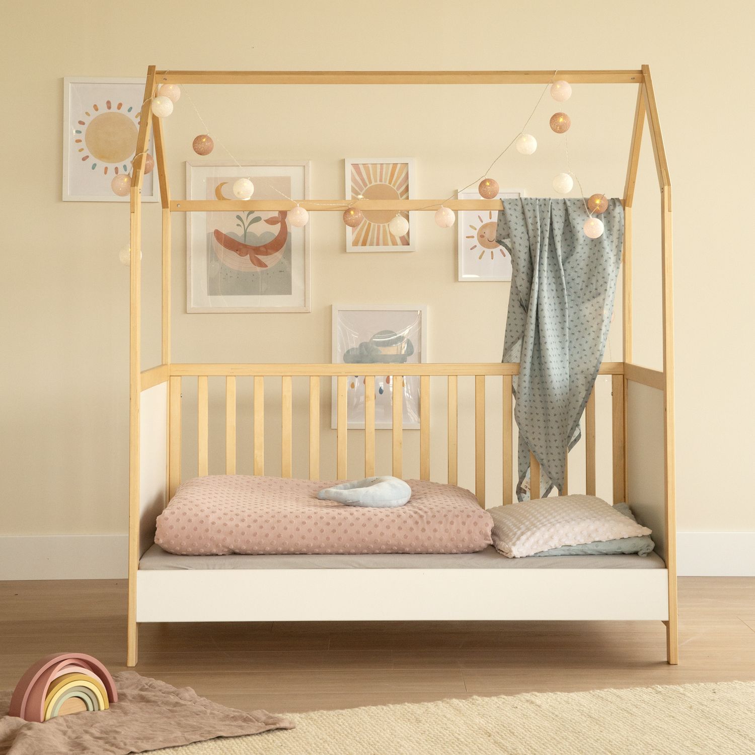 Barre di conversione lettino casetta bianco  - roba - ROBA GMBH