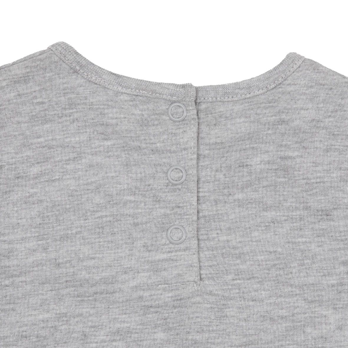 Maglia jersey manica lunga bimba grigia stampa "dolce bimba" - Mawi