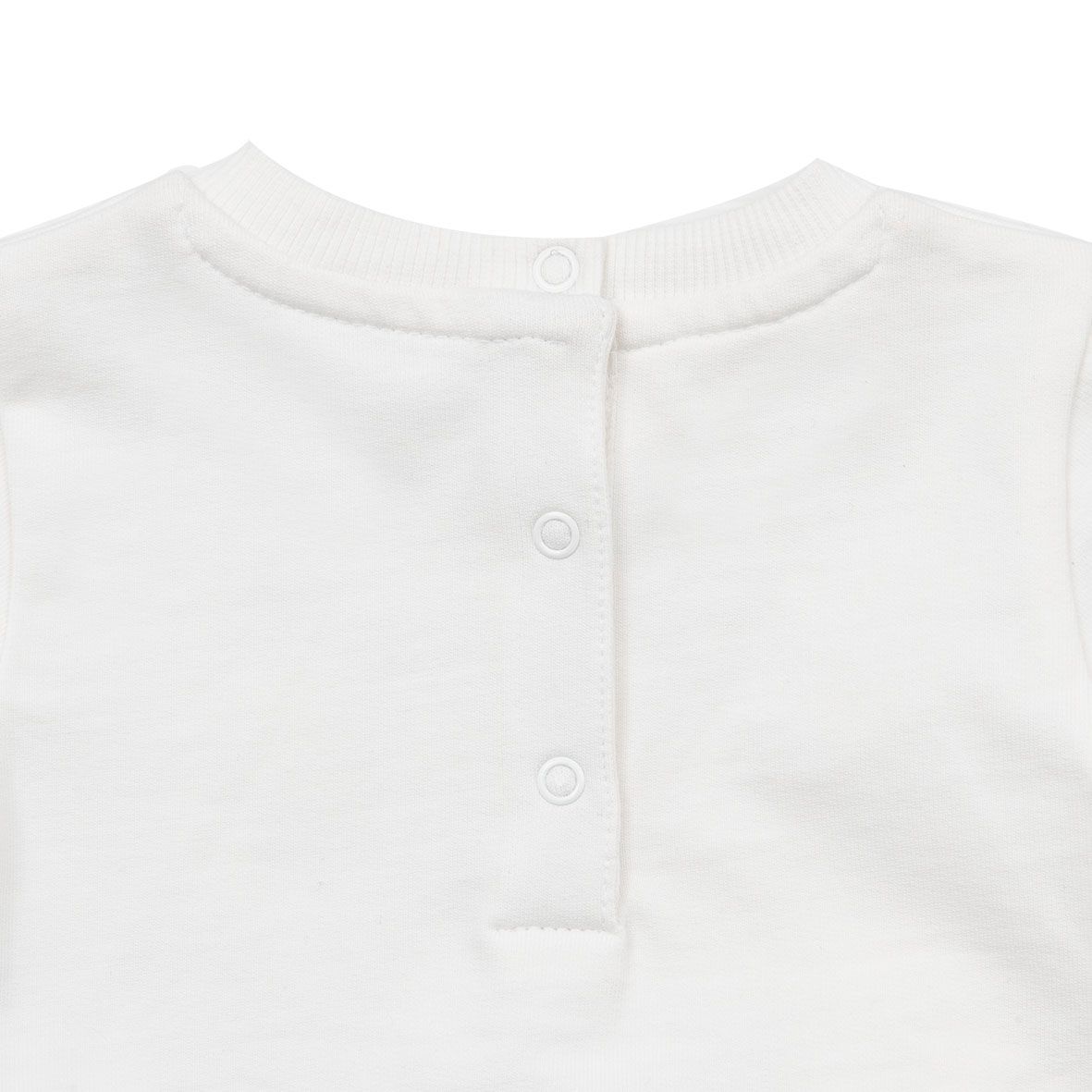 Felpa bimba bianca stampata - Mawi