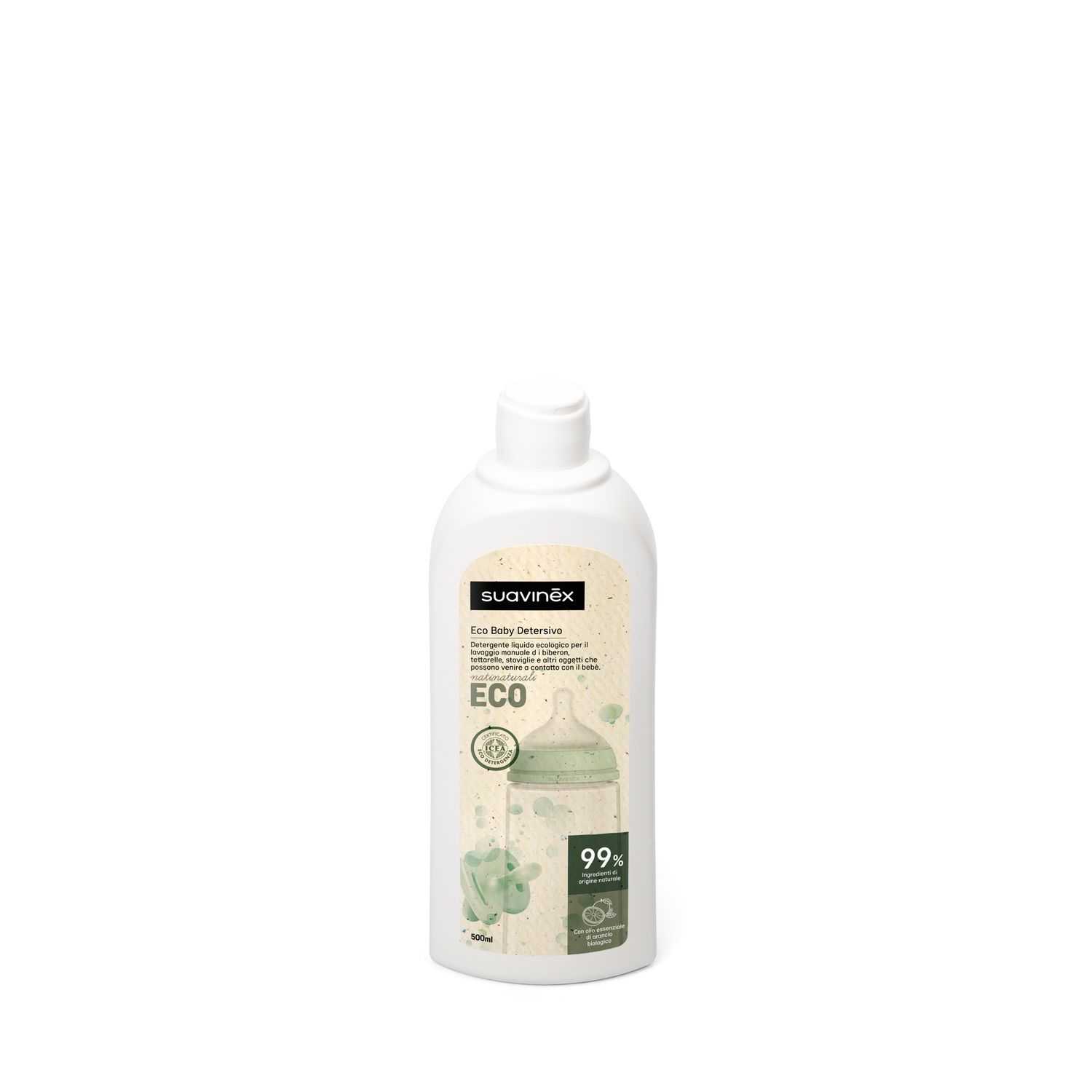 Eco baby detersivo biberon e tettarelle 500 ml - suavinex - Suavinex
