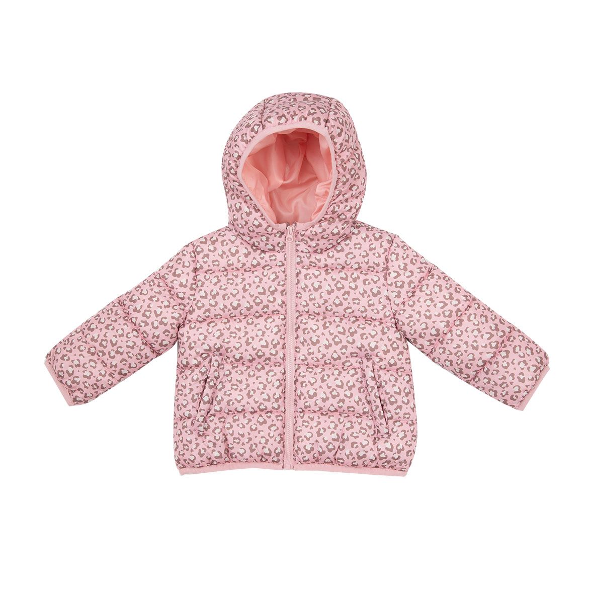Piumino basic bimba rosa stampato - Mawi