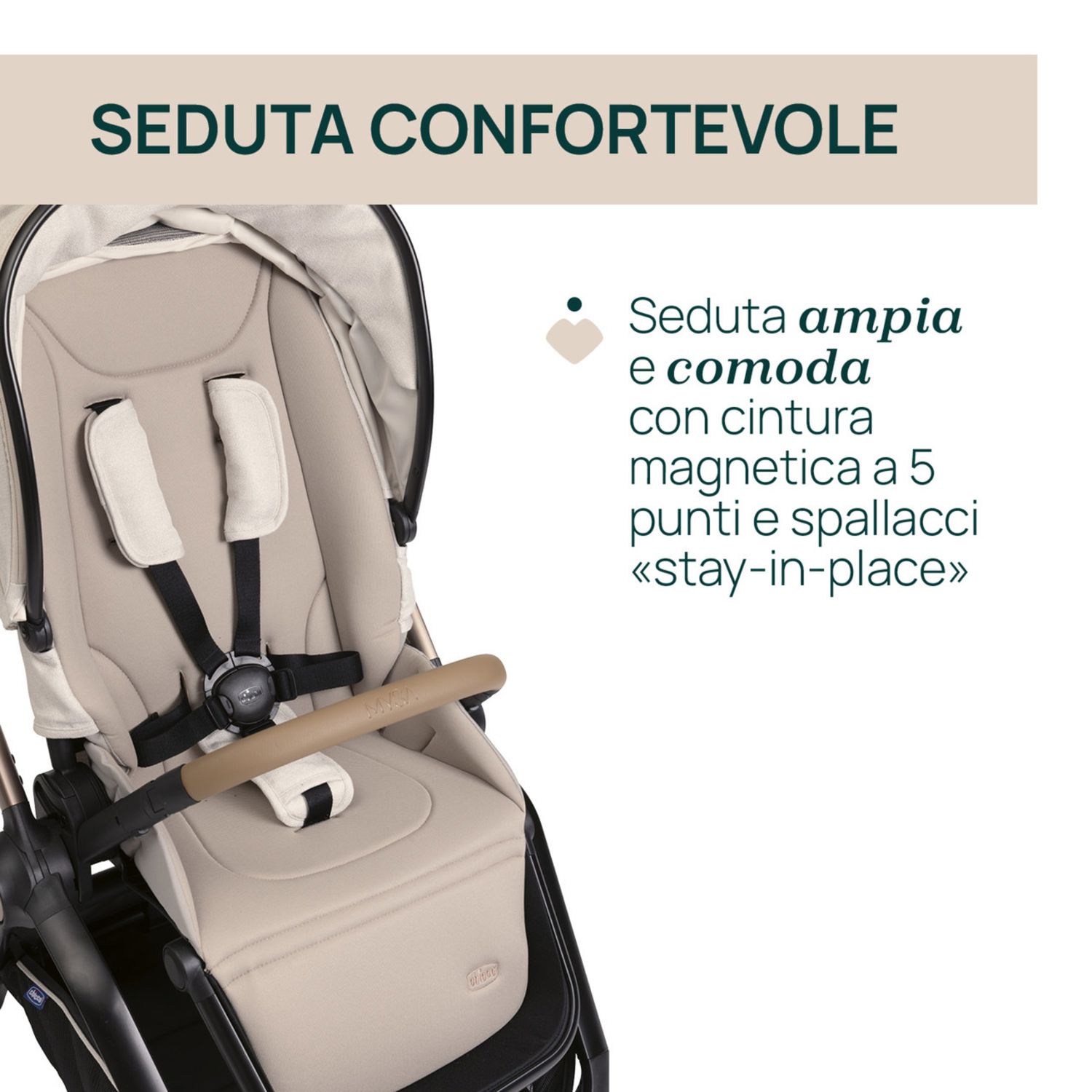 Trio mysa flexi first seat recline (con lullaglide) - chicco - Chicco