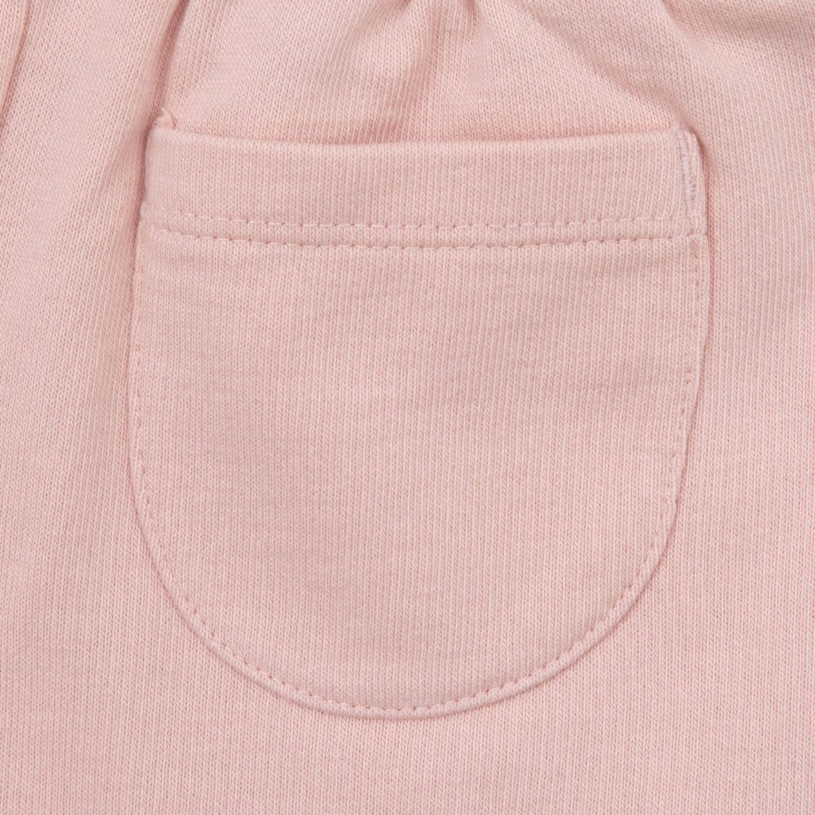 Pantalone felpato bimba rosa con patch - Mawi