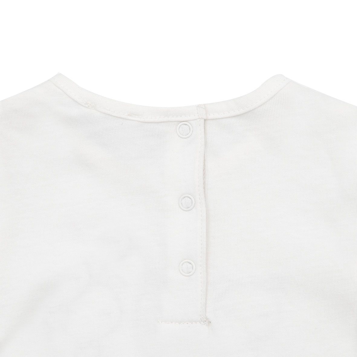 T-shirt manica lunga bimba bianca stampata - Mawi