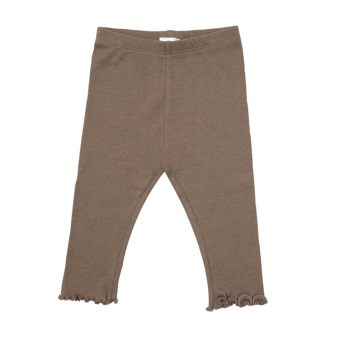 Legging bimba marrone costina - Mawi