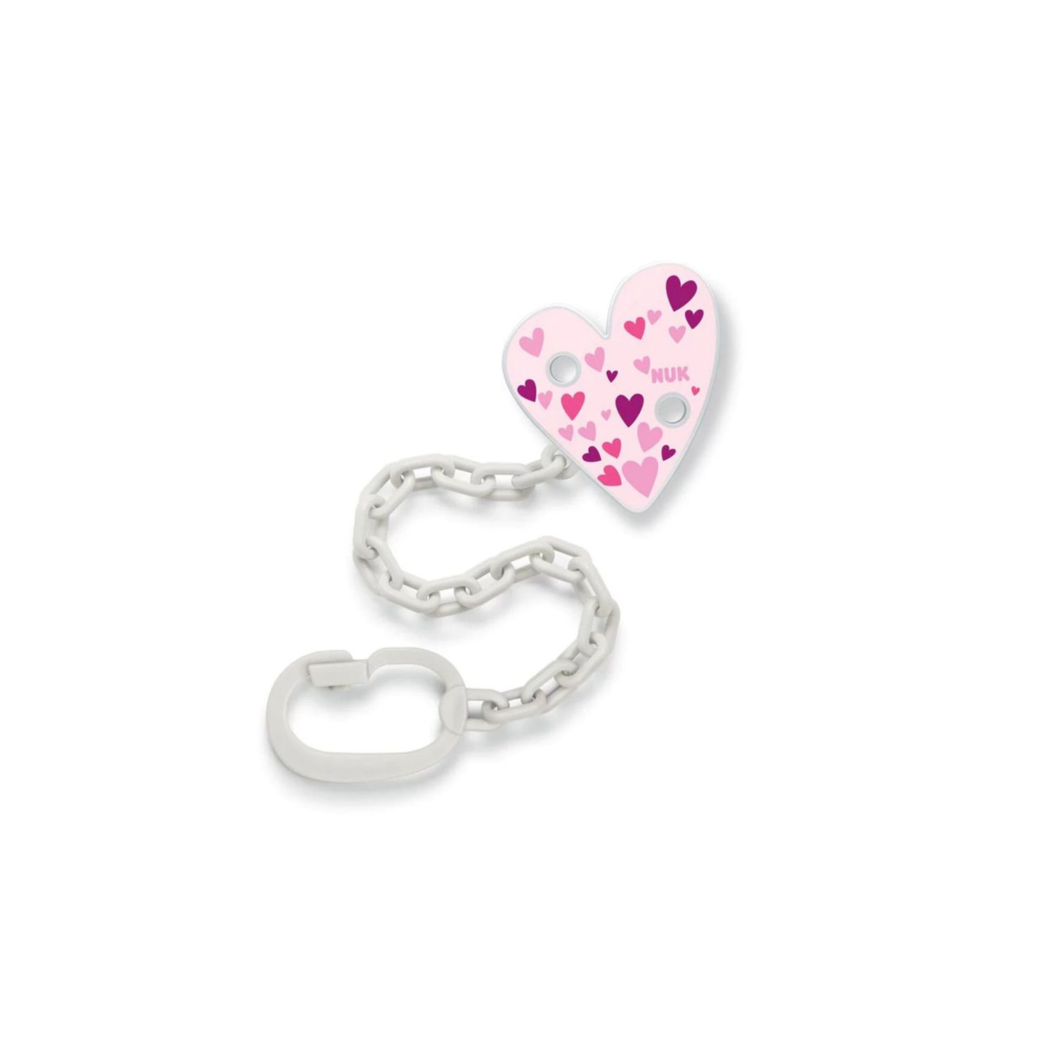 Portaciuccio con clip di sicurezza fantasie assortite - nuk - Nuk