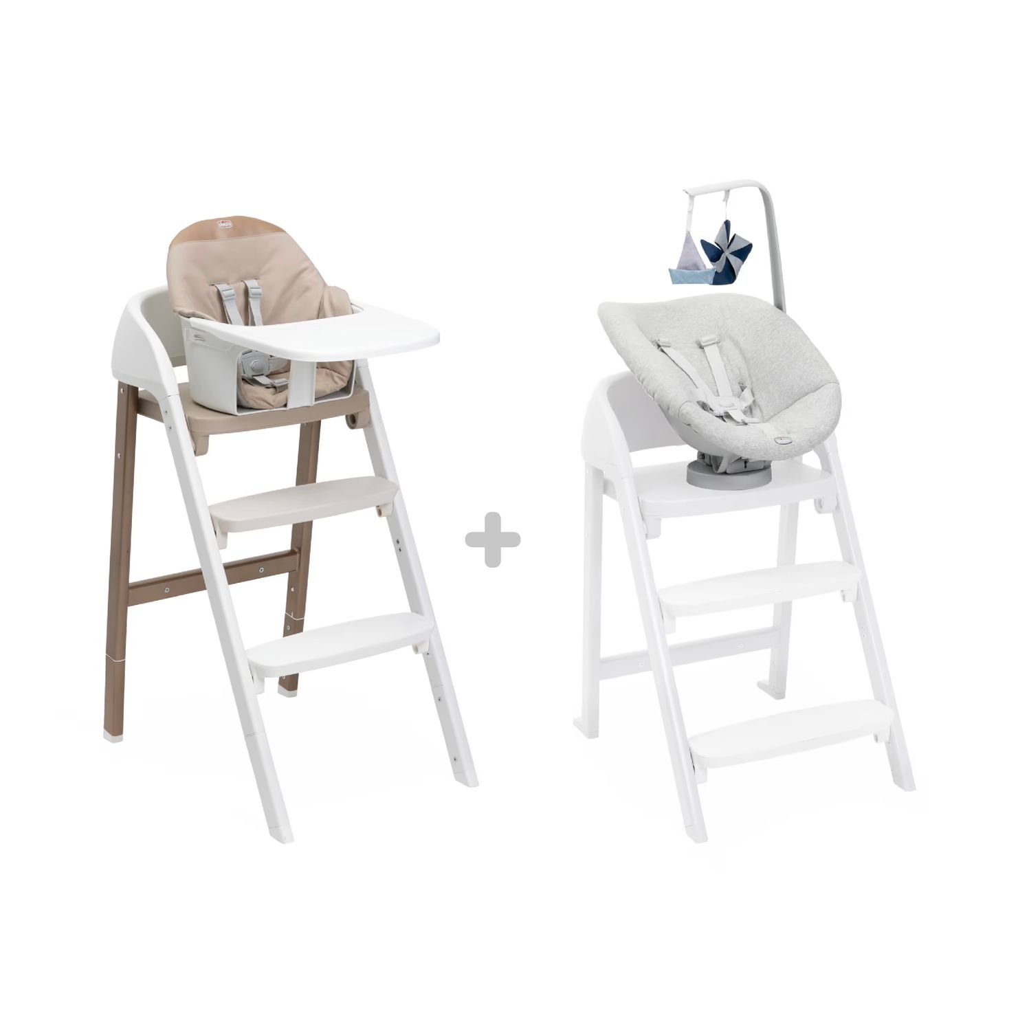 Crescendo up pearl copper re_lux + crescendo recliner grey - 