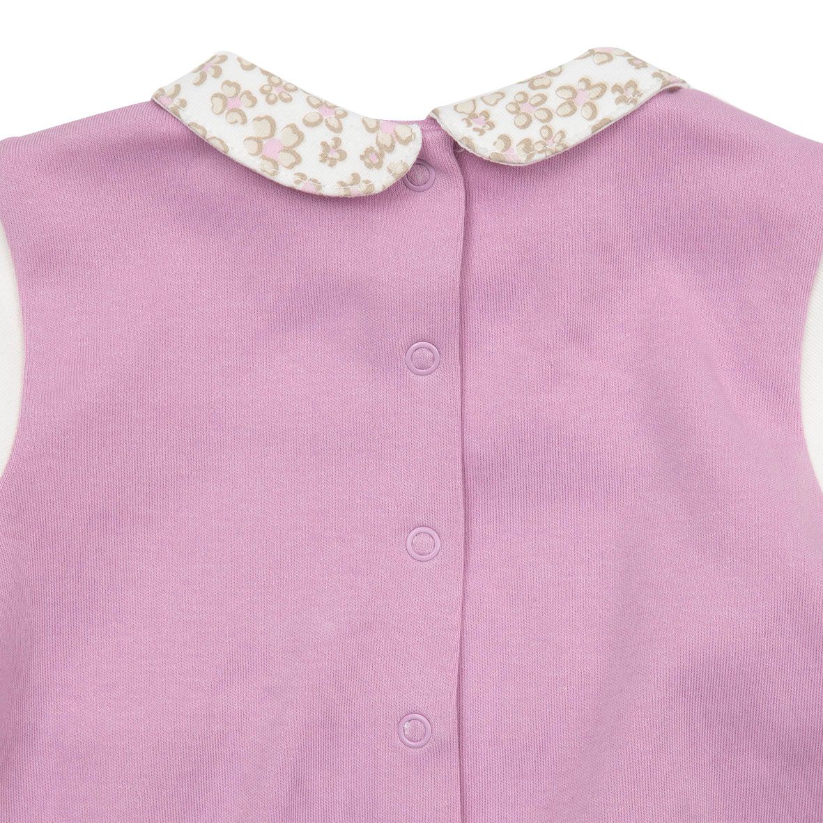 Tutina interlock bimba finta salopette lilla - Mawi