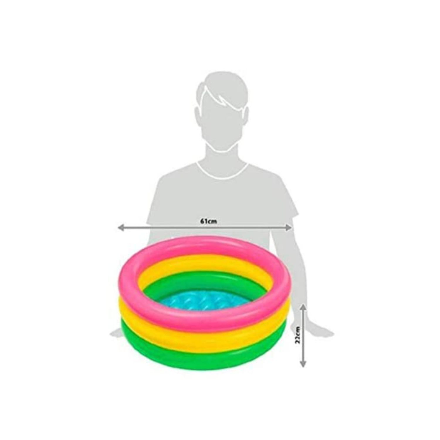 Piscina baby sunset 61x22 i12 - Intex