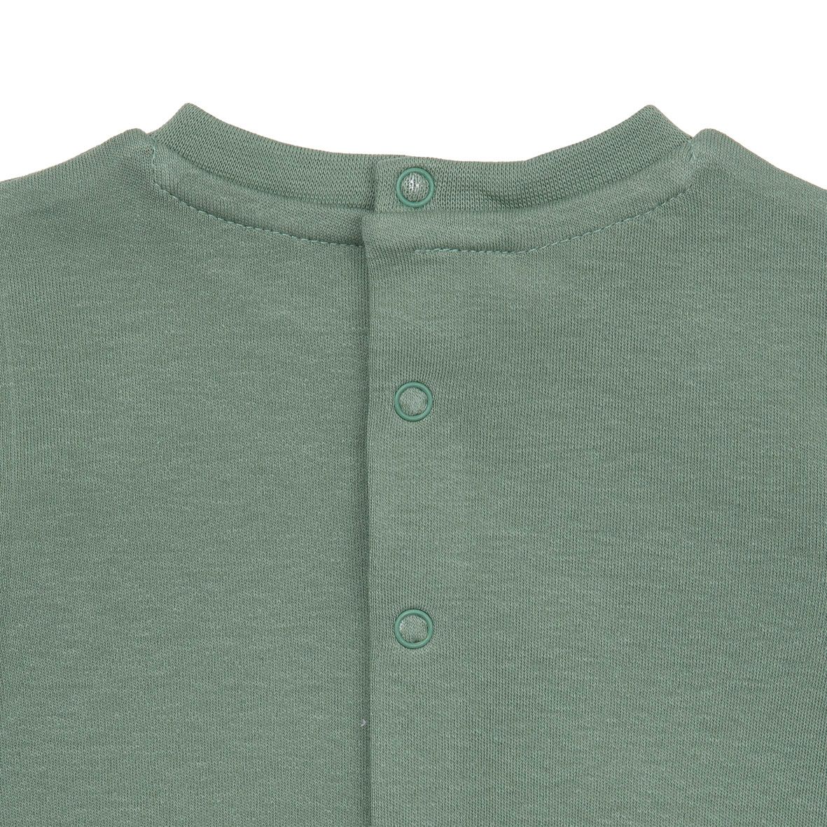 Tutina interlock bimbo verde stampata - Mawi