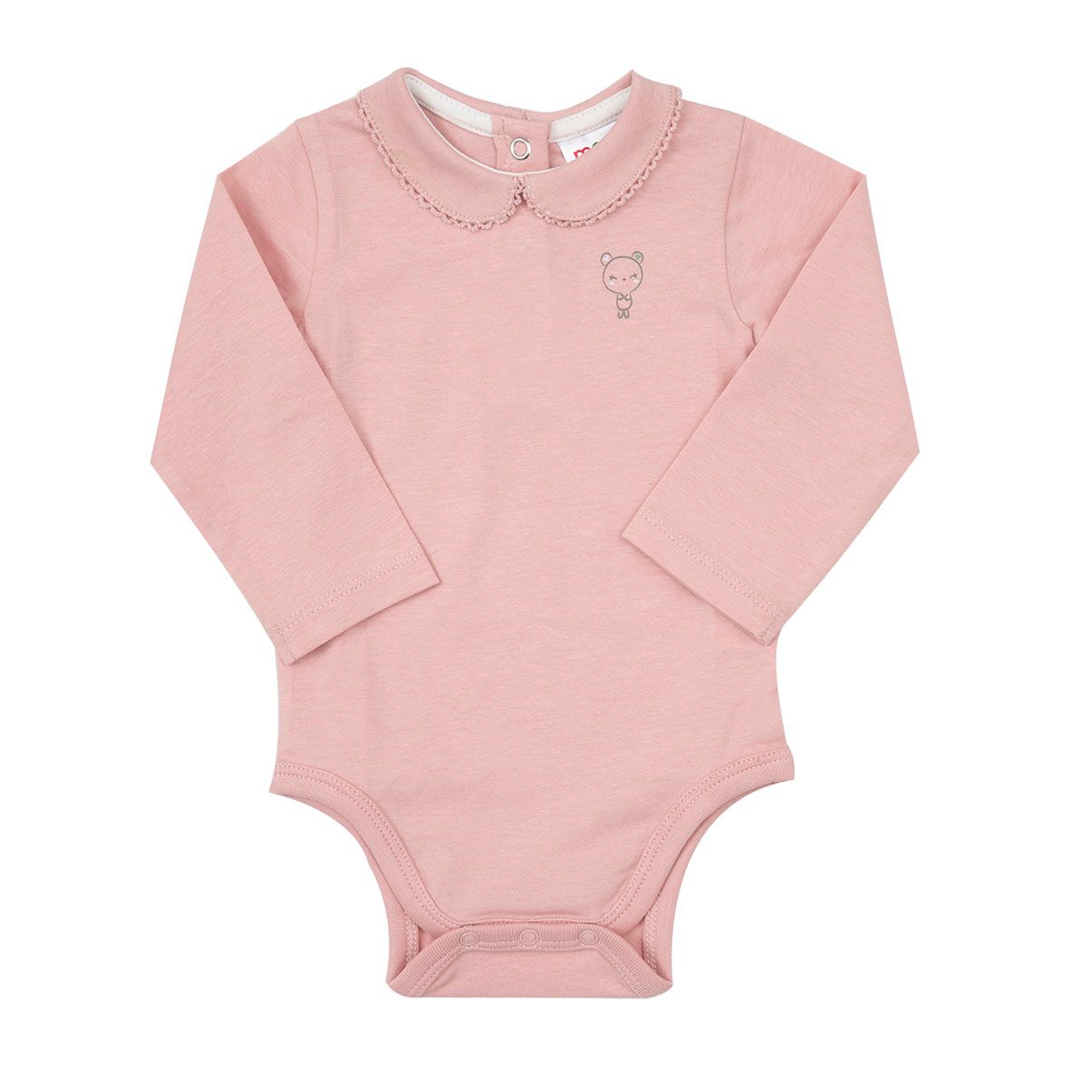 Body manica lunga bimba rosa - Mawi