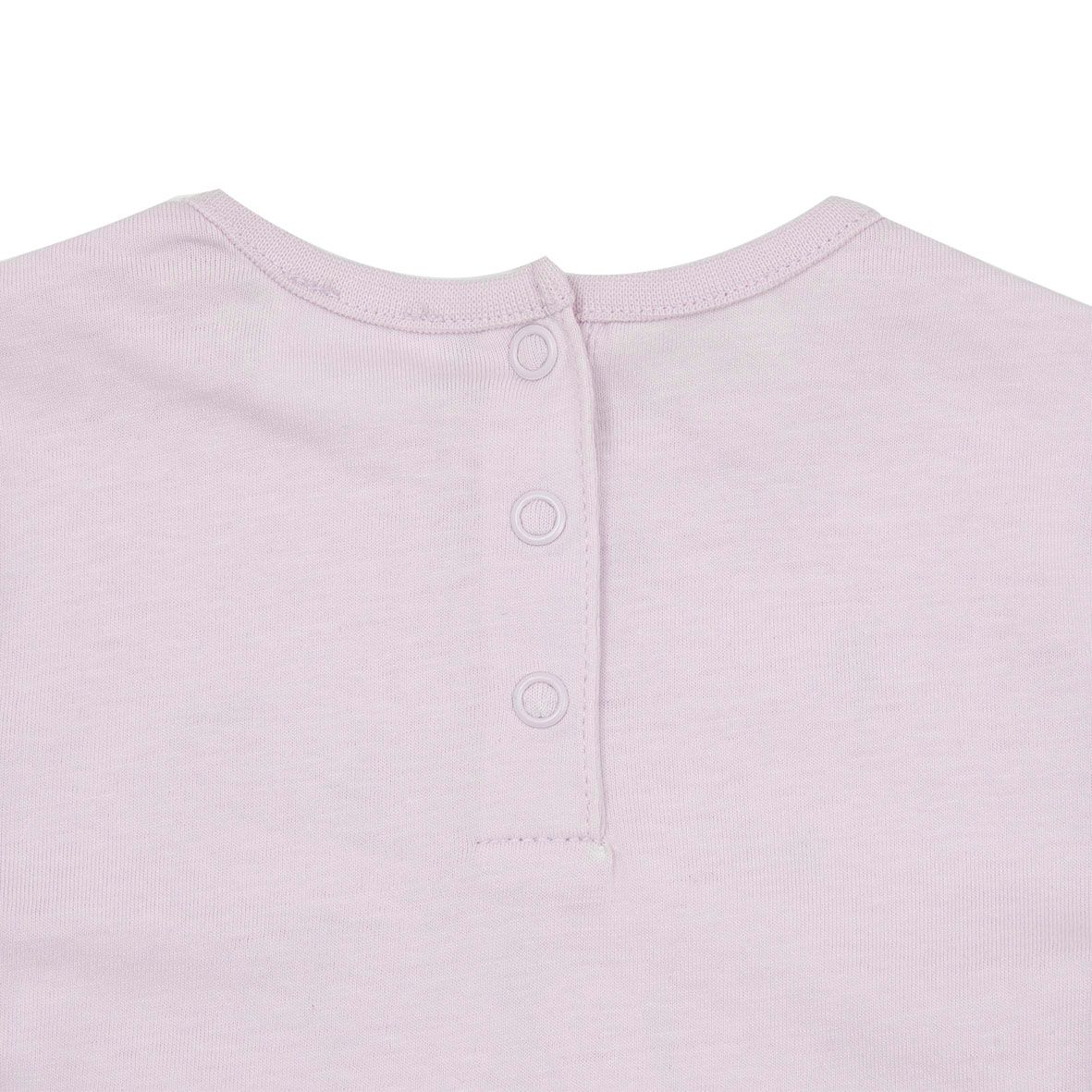 Maglia jersey manica lunga bimba rosa stampa "paris" - Mawi