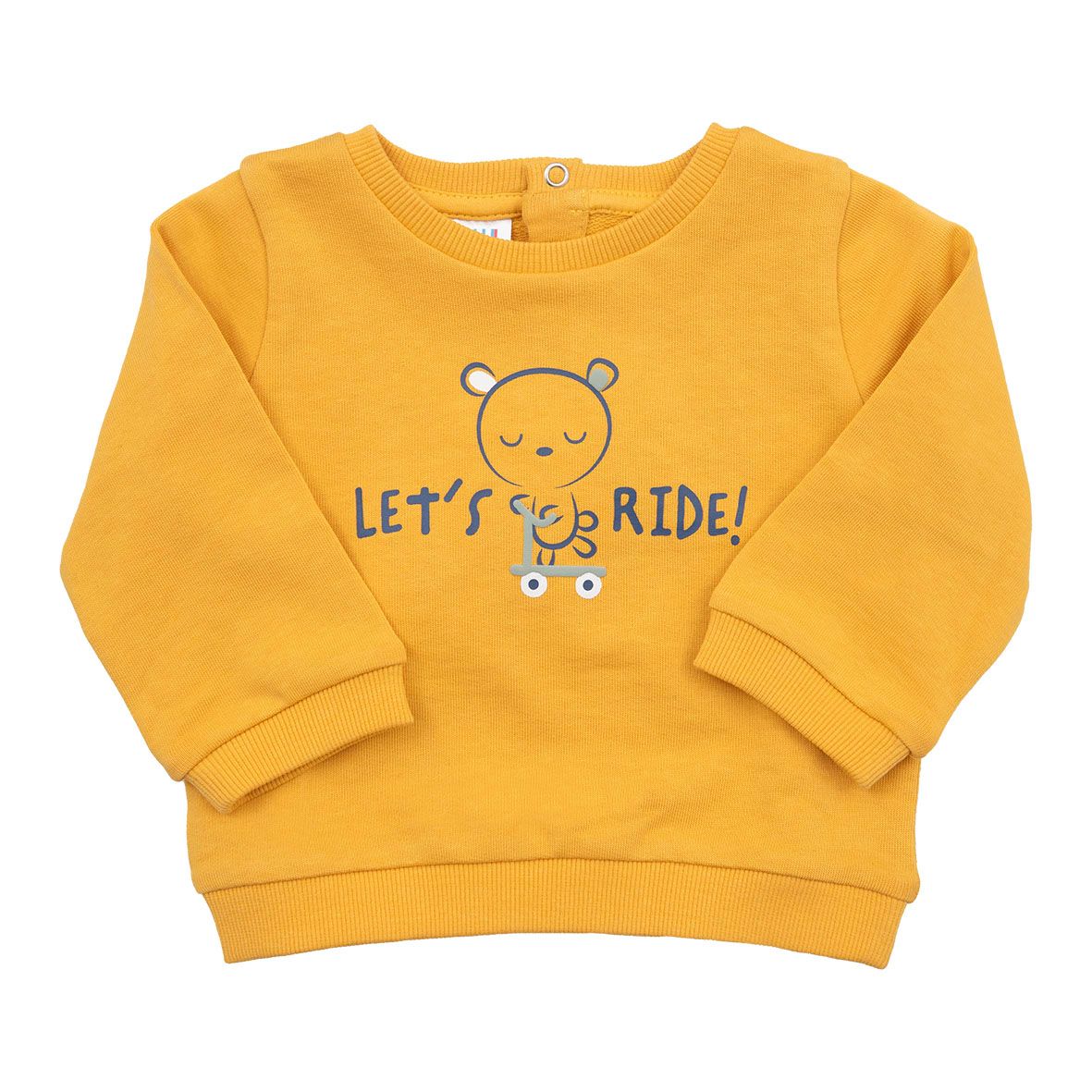 Felpa bimba gialla stampata - Mawi