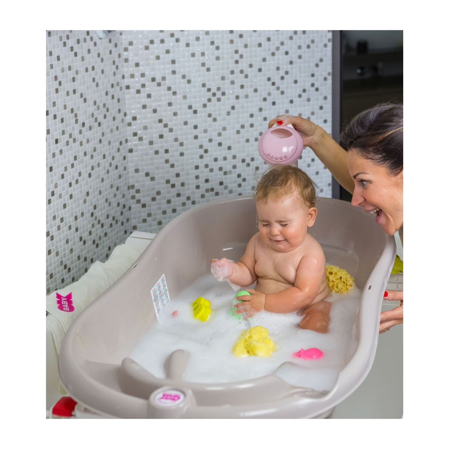 Vasca onda verde 0-12 mesi - ok baby - Ok Baby