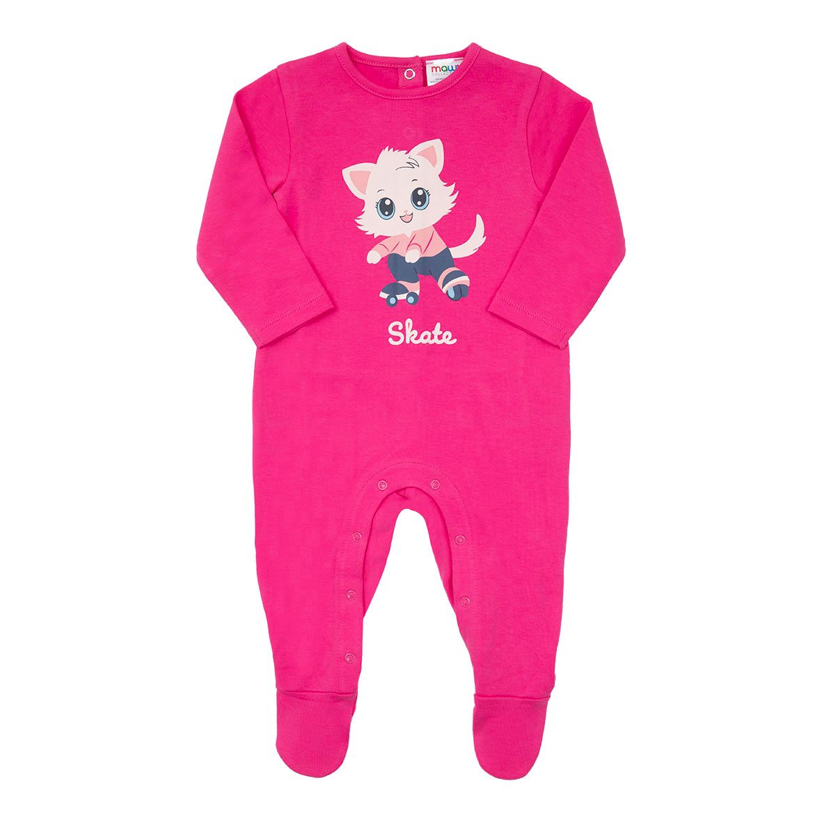 Tutina interlock bimba fucsia stampata - Mawi