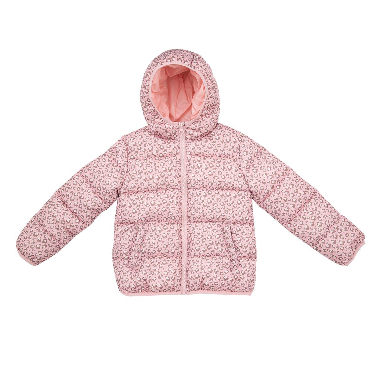 Piumino basic bimba rosa stampato - Mawi