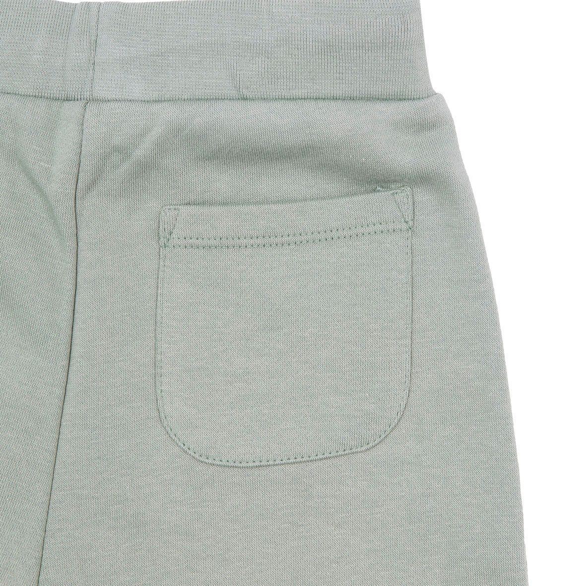 Pantalone felpato french terry bimbo verde - Mawi
