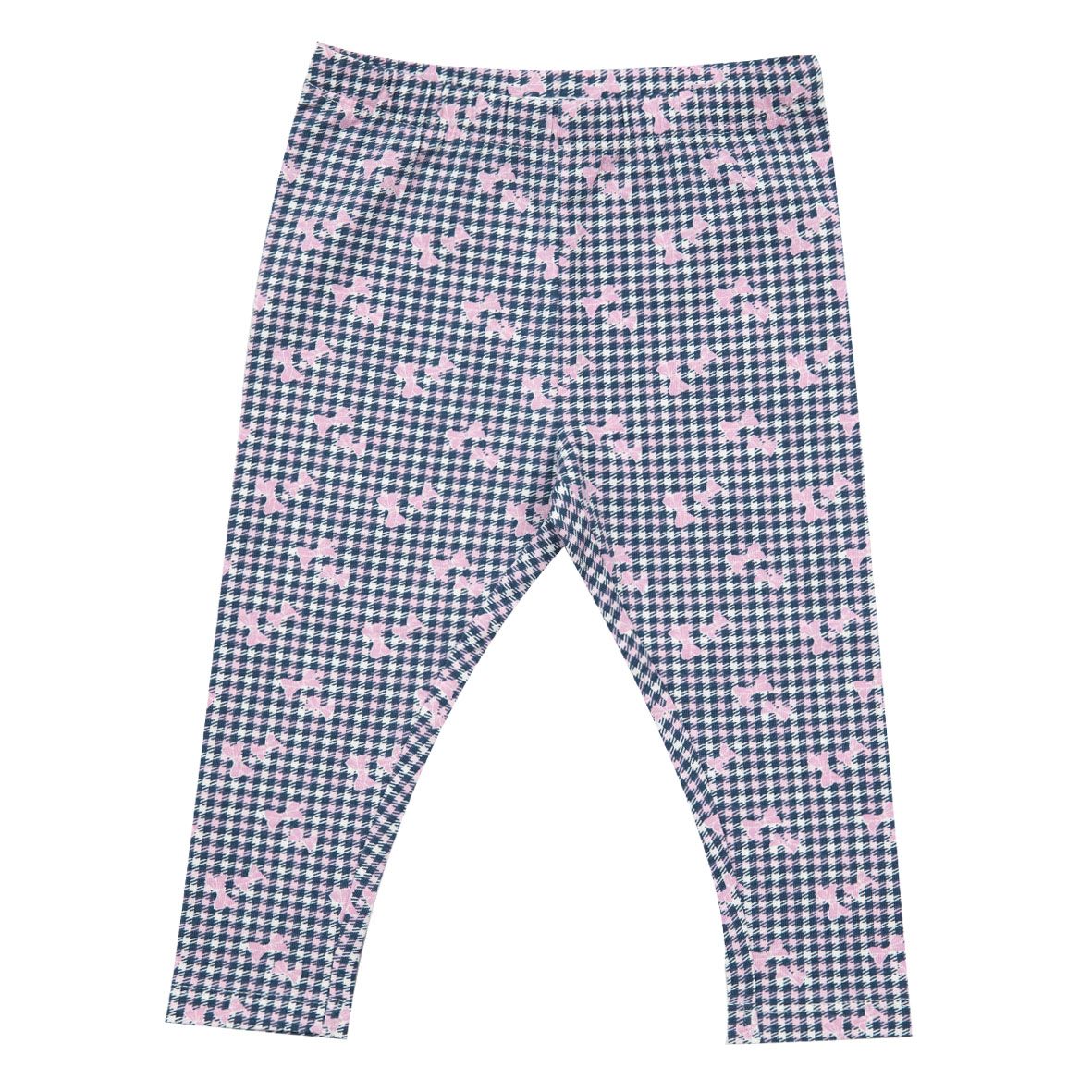 Legging bimba quadretti bianchi/neri stampati - Mawi