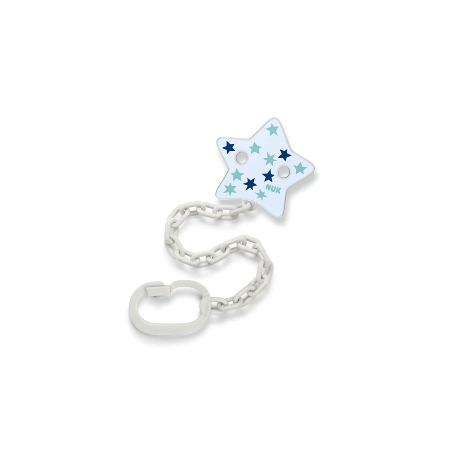 Portaciuccio con clip di sicurezza fantasie assortite - nuk - Nuk