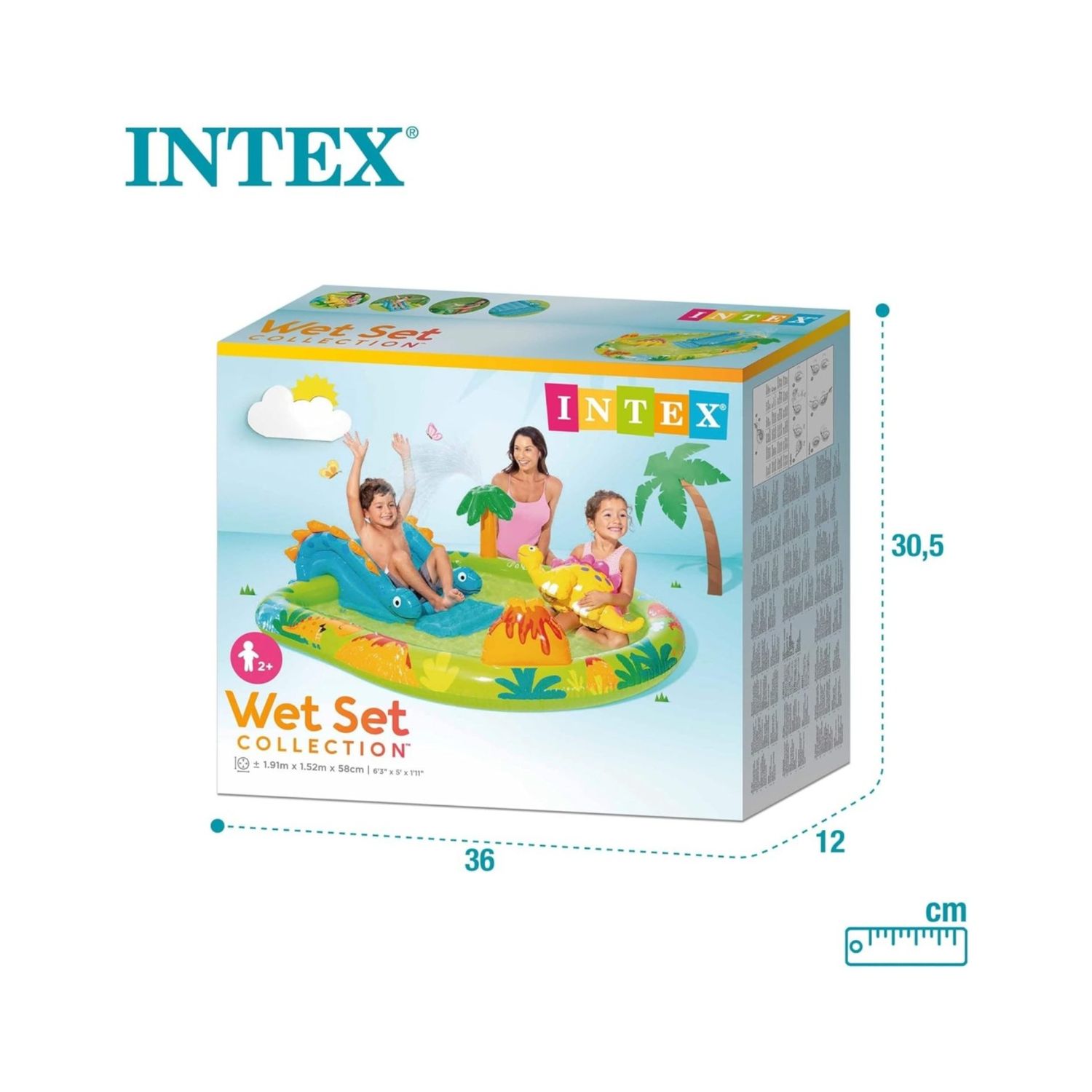 Playcenter dinosauri cm 191x152x58 i.2 - Intex