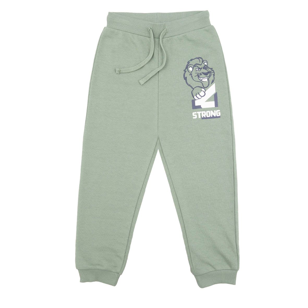 Pantalone felpato bimbo verde "leone" - Mawi