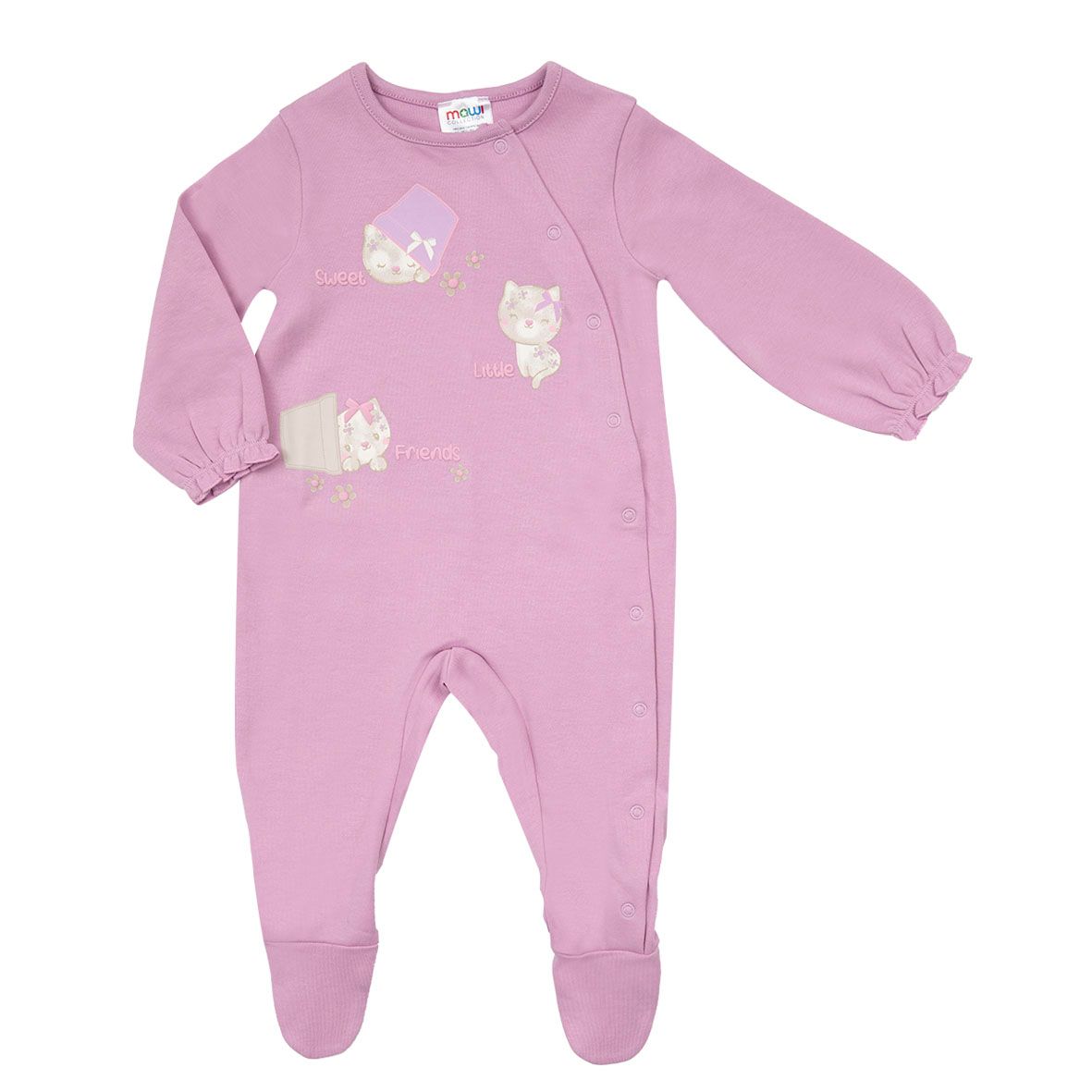 Tutina interlock bimba lilla animali - Mawi