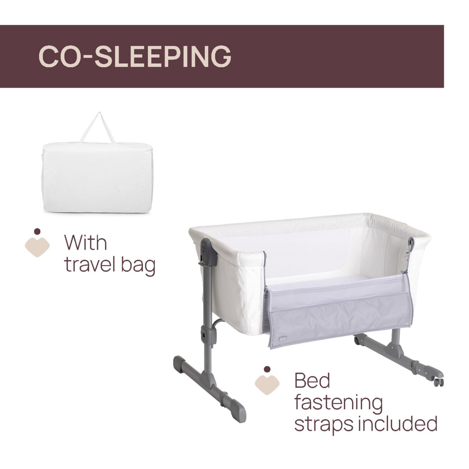 Next2me essential culla co-sleeping cloud re_lux - chicco - Chicco