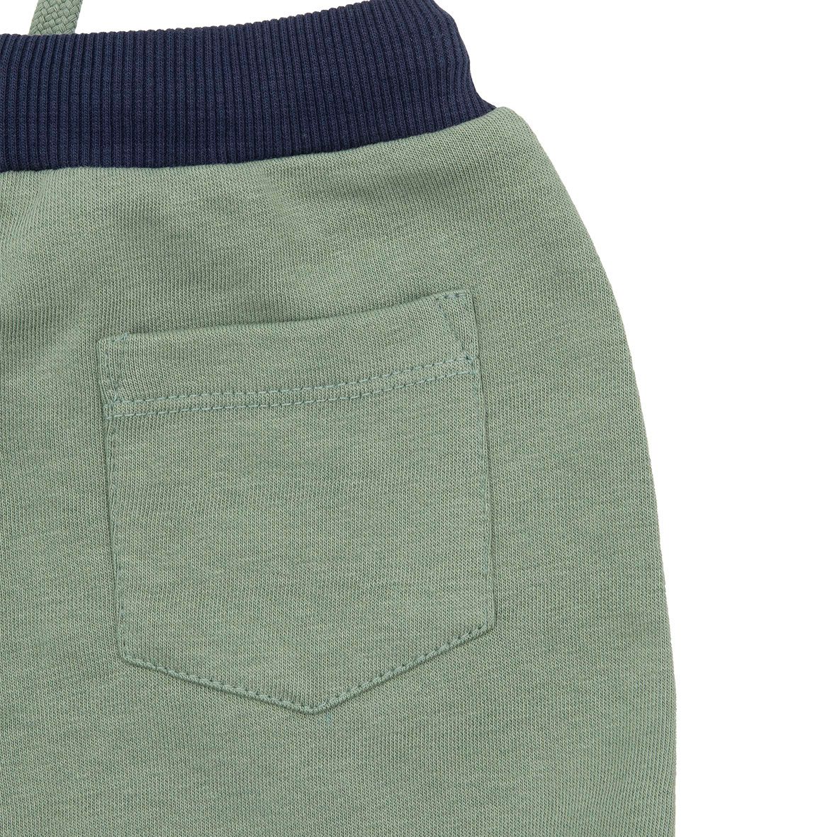 Set 2 pezzi felpa + pantalone bimbo blu/verde - Mawi