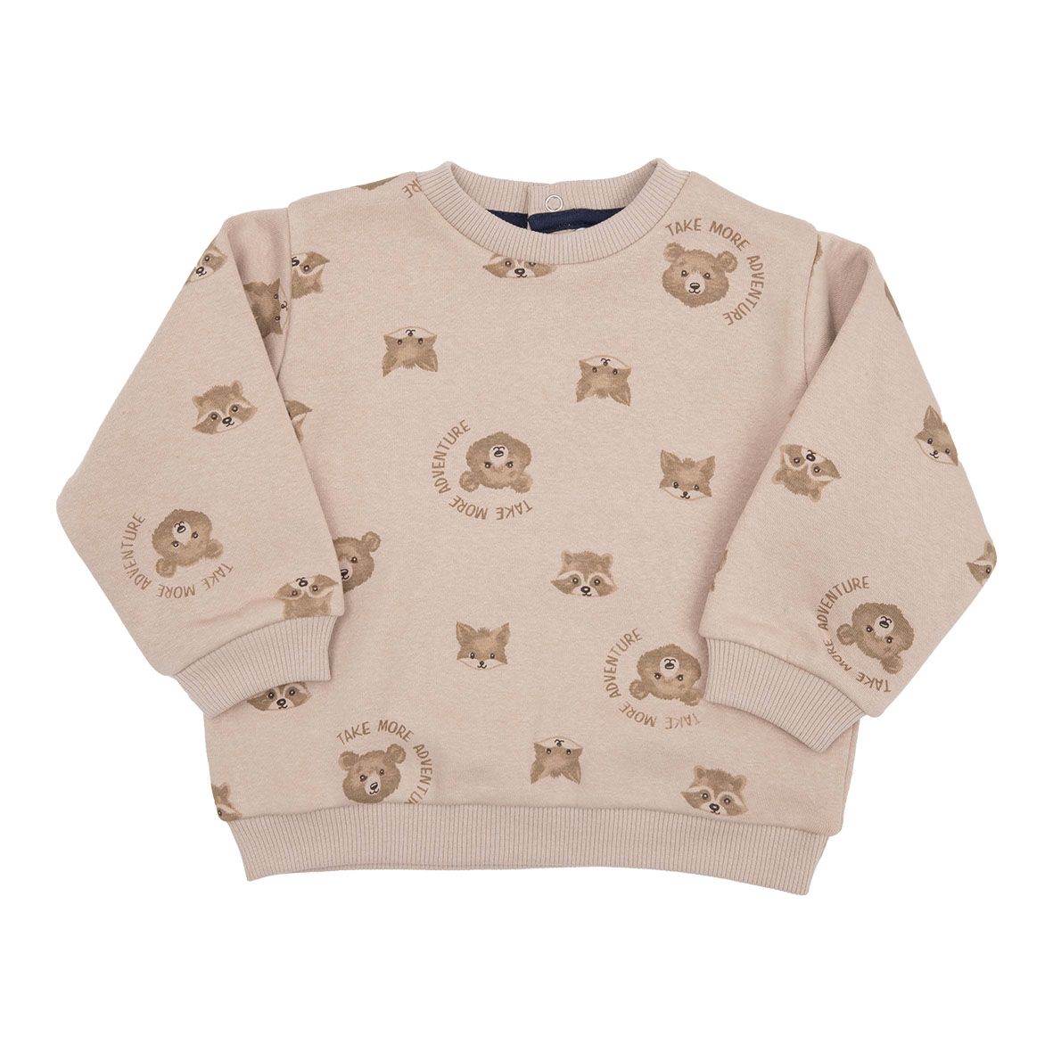 Felpa bimbo beige orsetti - Mawi