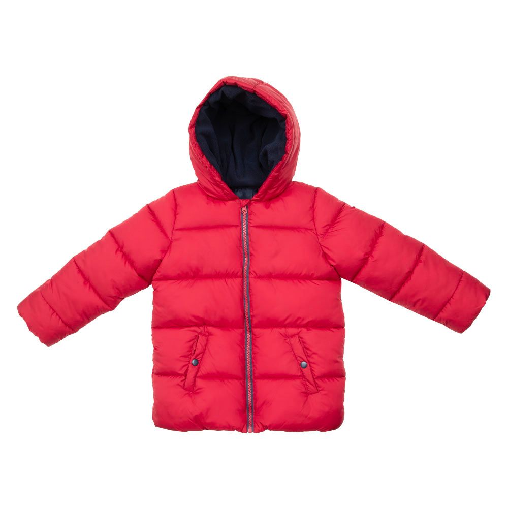Piumino imbottito con cappuccio bimbo rosso - Mawi