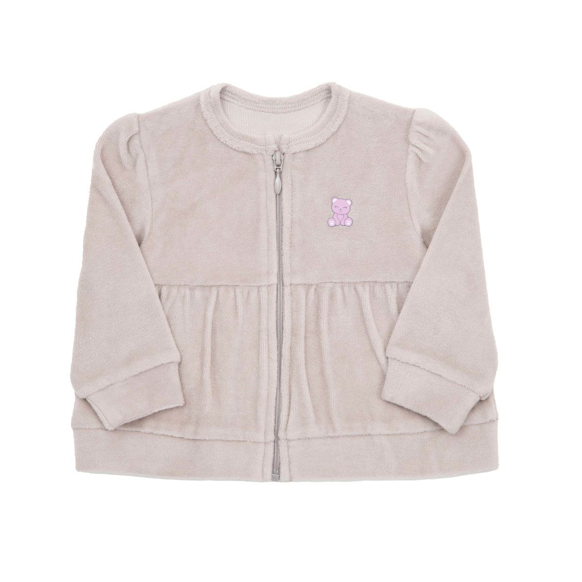 Felpa ciniglia bimba beige - Mawi