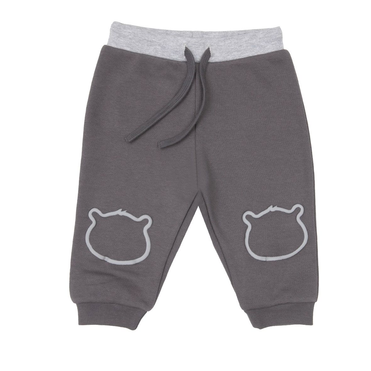 Pantalone felpato bimbo grigio scuro - Mawi