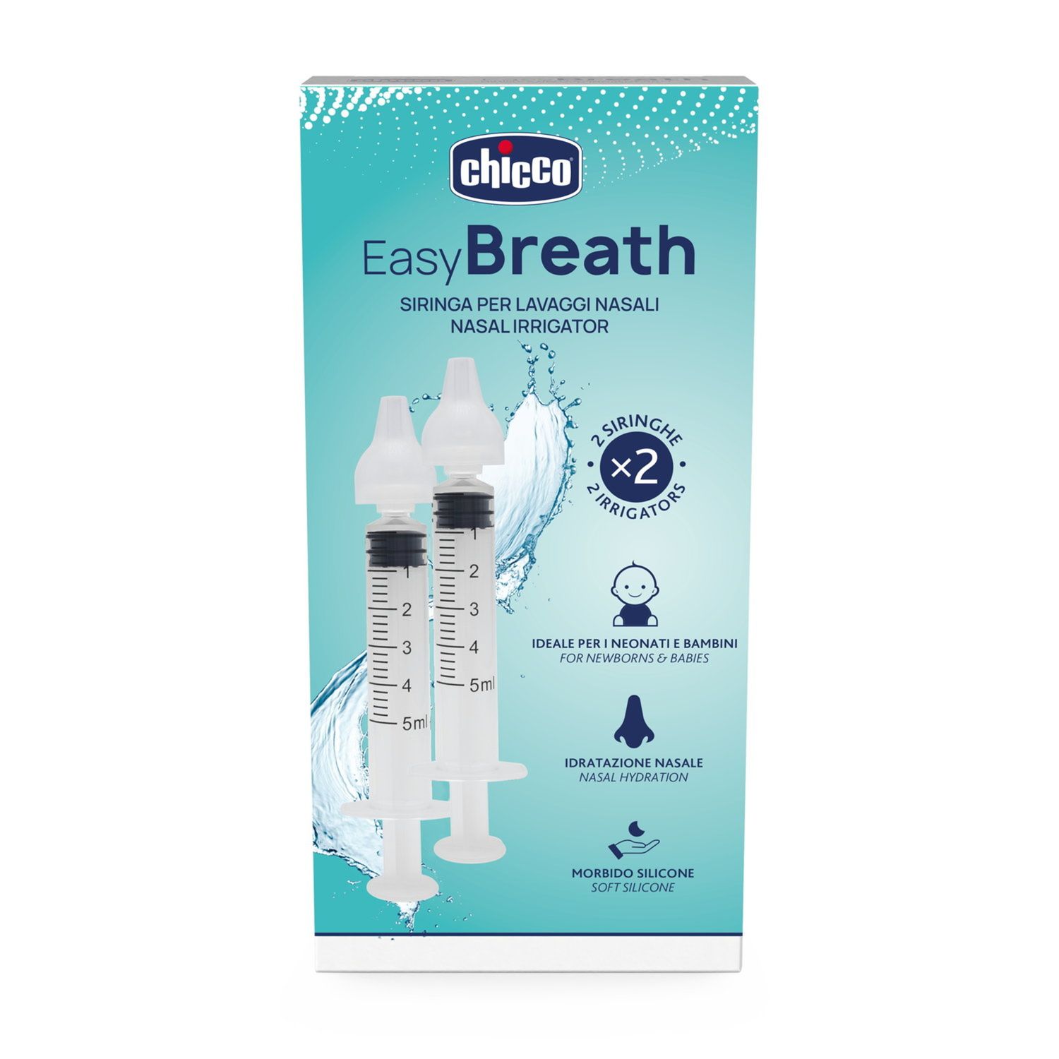 Easy breath siringa lavaggi nasali 2pz - chicco - Chicco