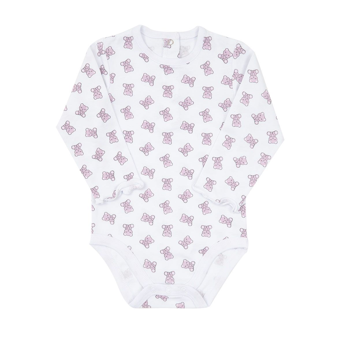 Body jersey bimbo bianco panna stampato - Mawi