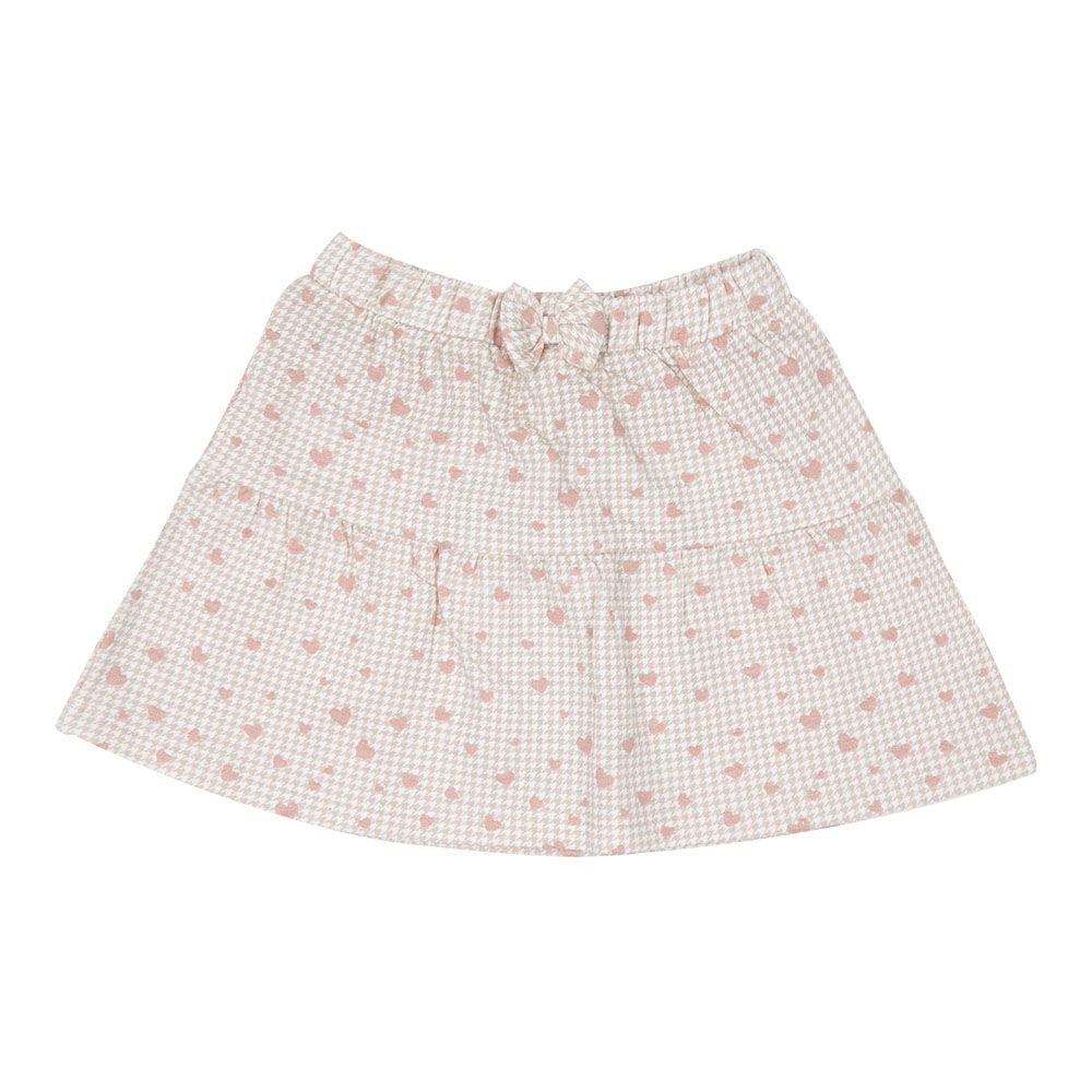 Gonna felpata bimba balze beige - Mawi