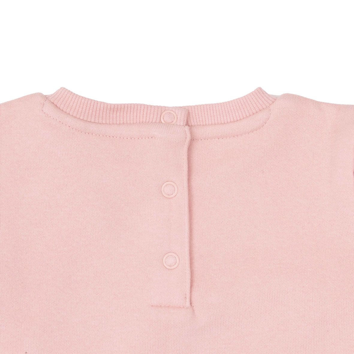 Completo jogging bimba rosa/grigio stampato - Mawi