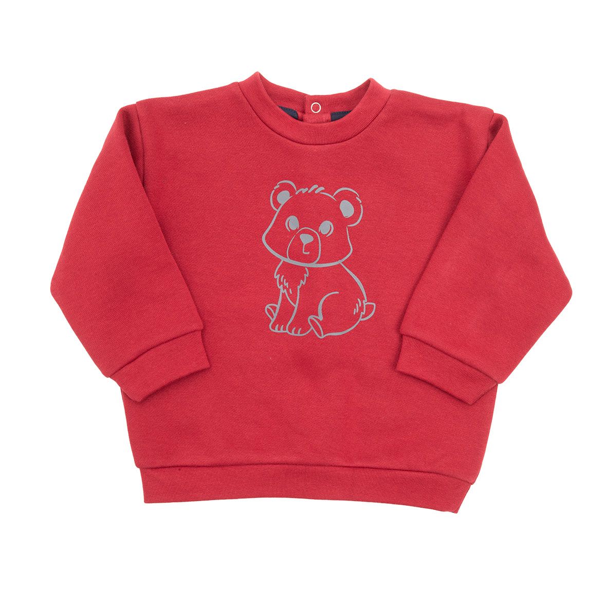 Felpa bimbo bordeaux "orsetto" - Mawi