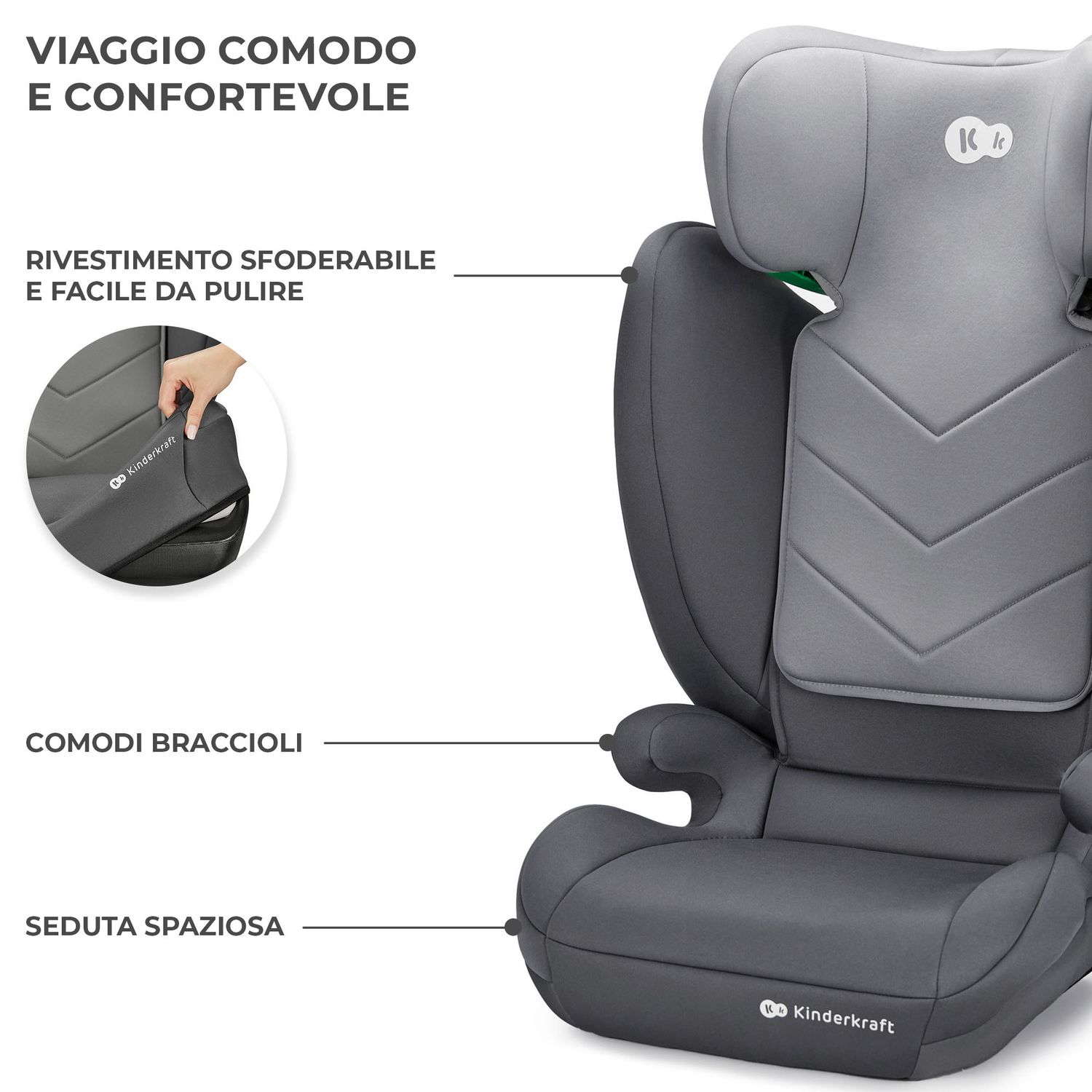 Seggiolino auto i-spark i-size - kinderkraft - KinderKraft