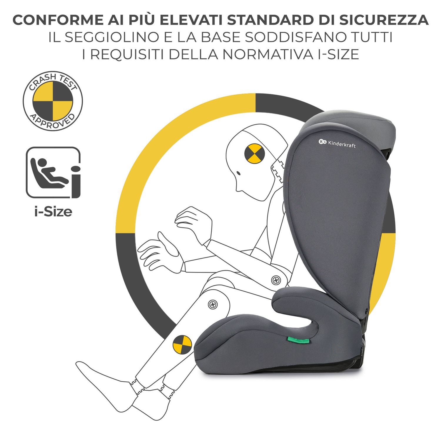 Seggiolino auto i-spark i-size - kinderkraft - KinderKraft