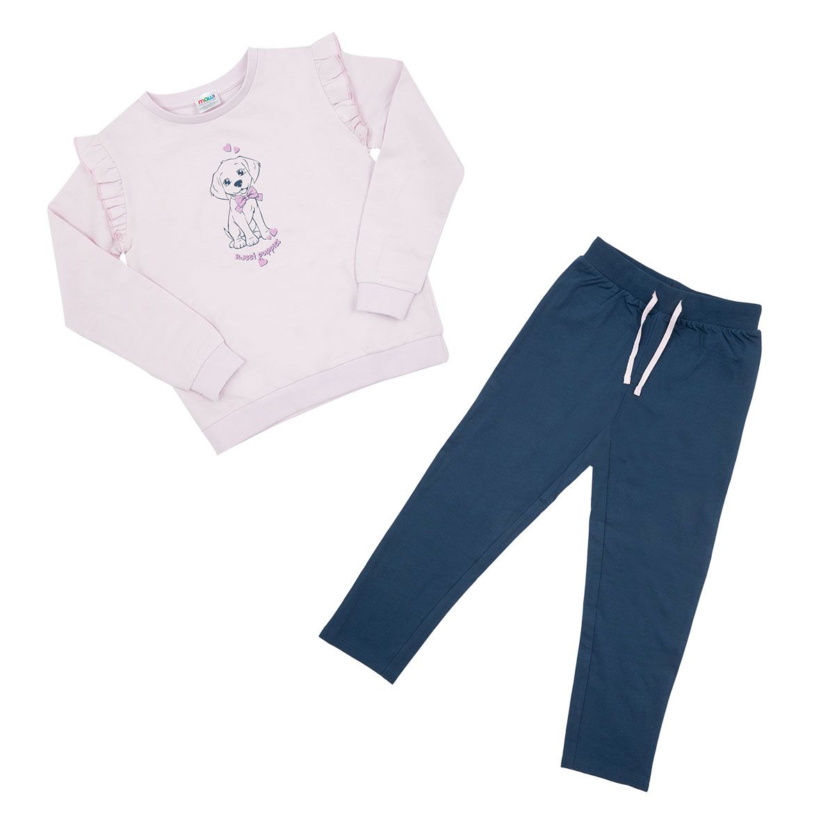 Tuta jogging con stampa cagnolino - Mawi