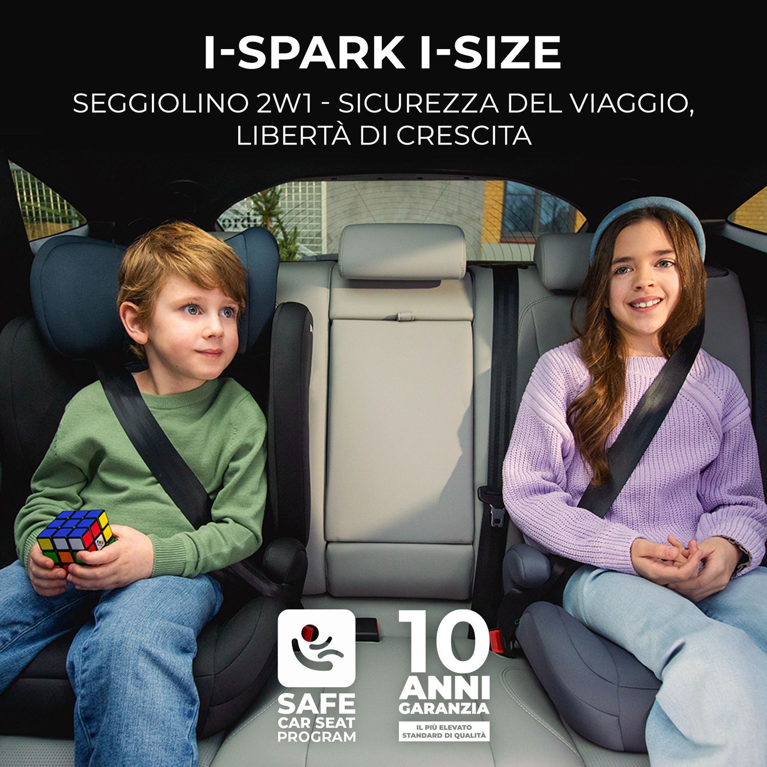 Seggiolino auto i-spark i-size - kinderkraft - KinderKraft