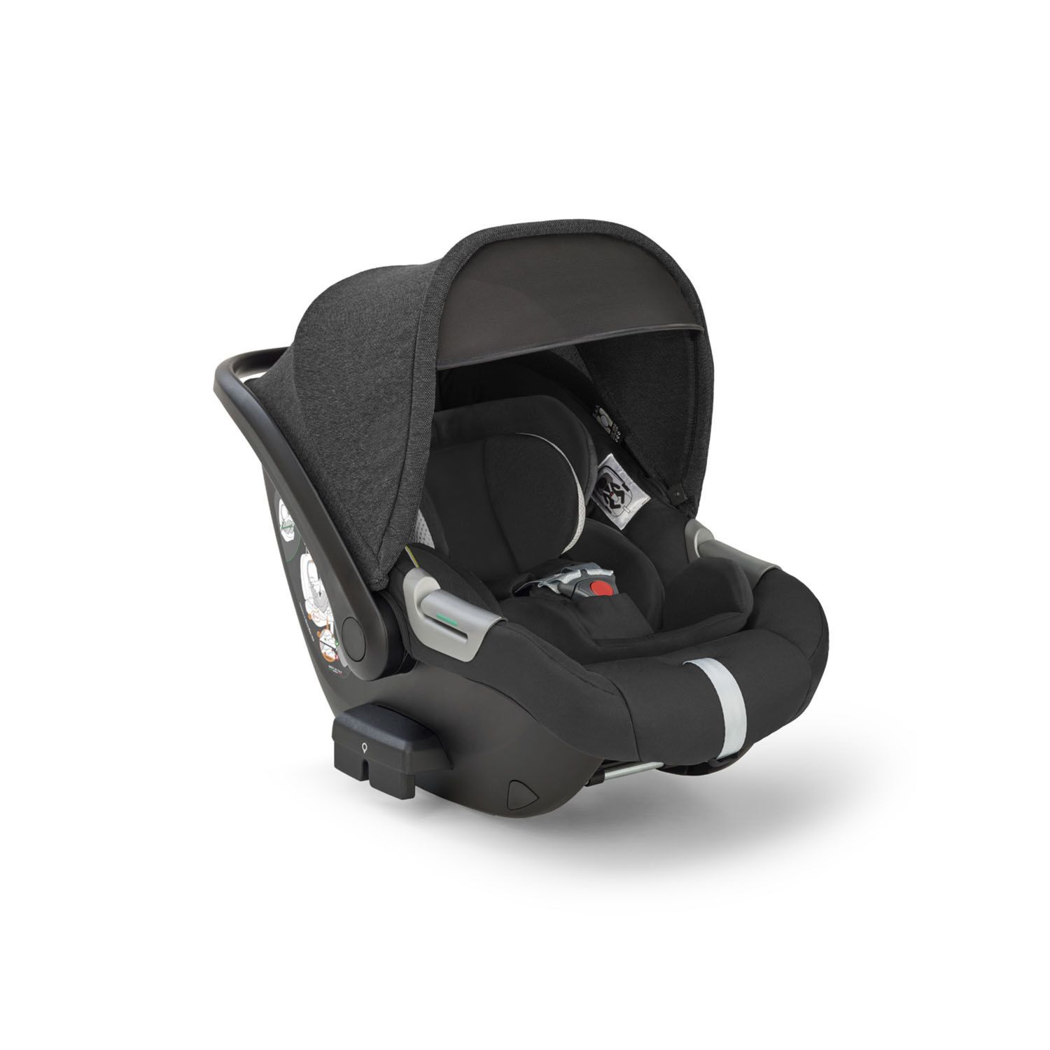 Electa system quattro colore upper black con telaio iridio black e seggiolino darwin infant - inglesina - Inglesina
