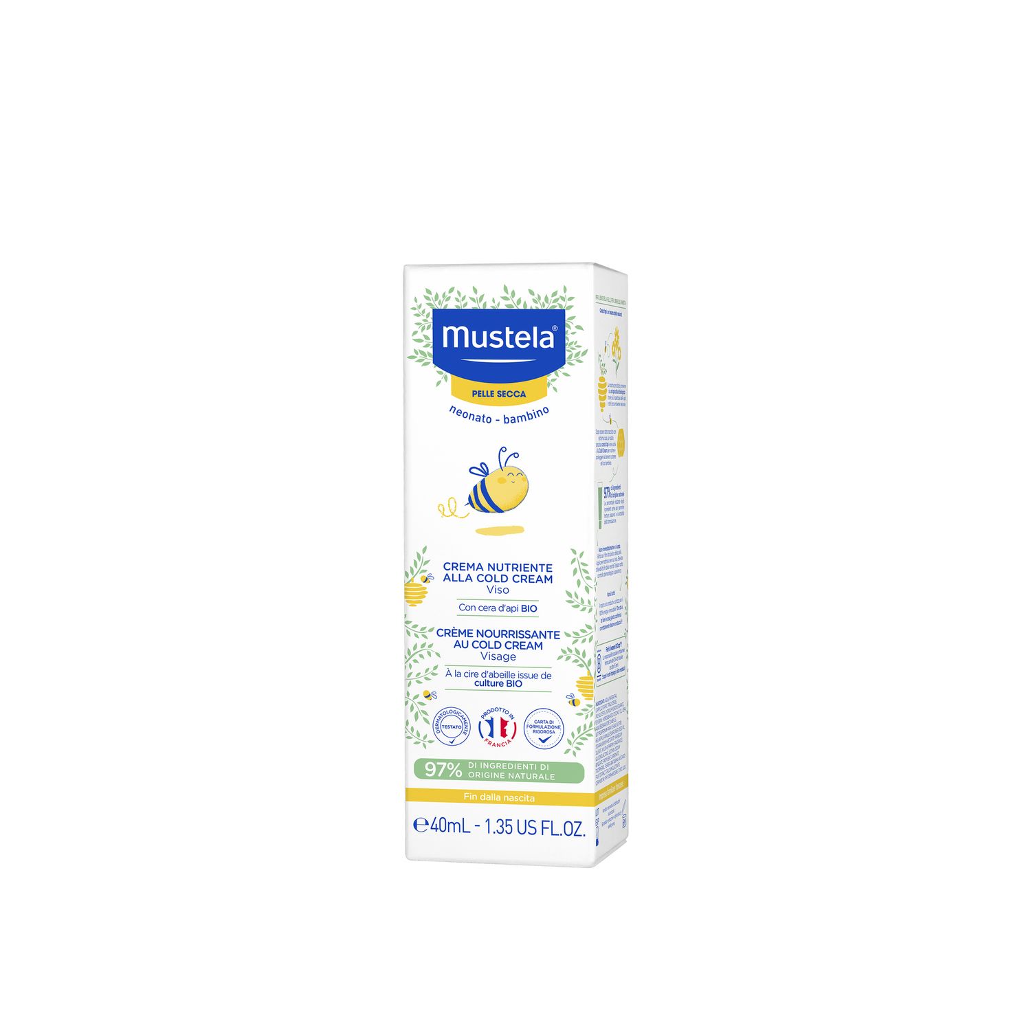 Crema viso nutriente alla cold cream - mustela - Mustela