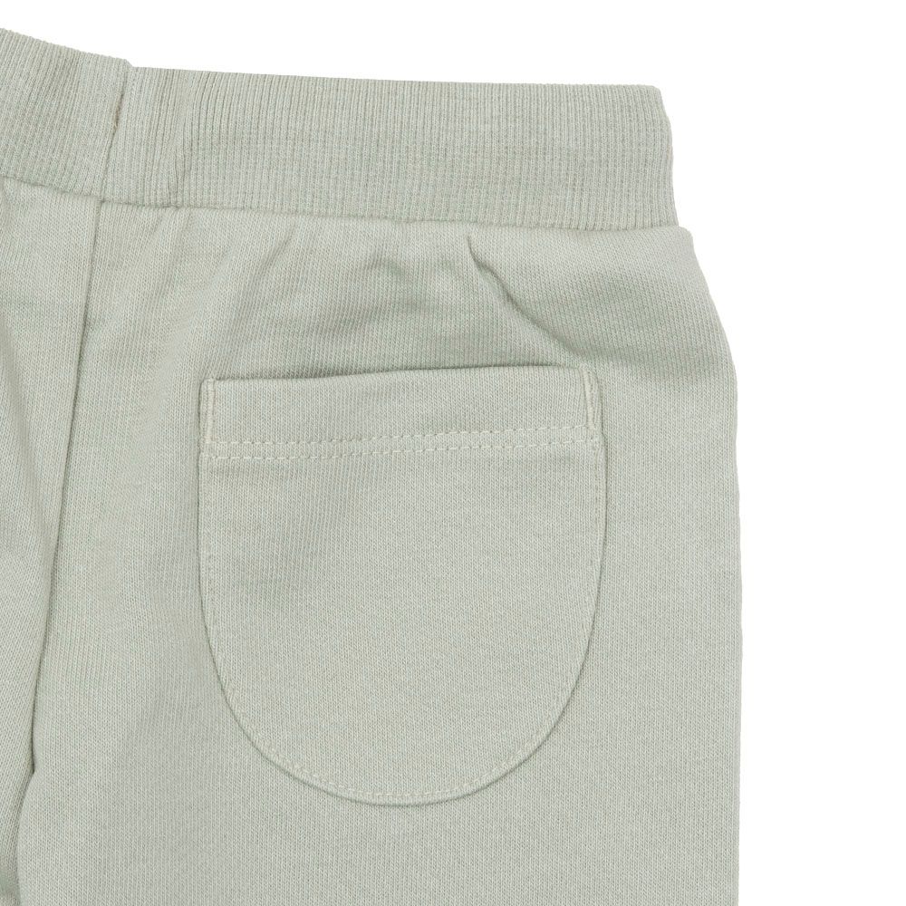 Pantalone felpato bimba verde stampato - Mawi