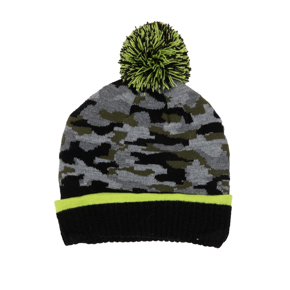 Cappello bimbo con pon pon mimetico - Mawi