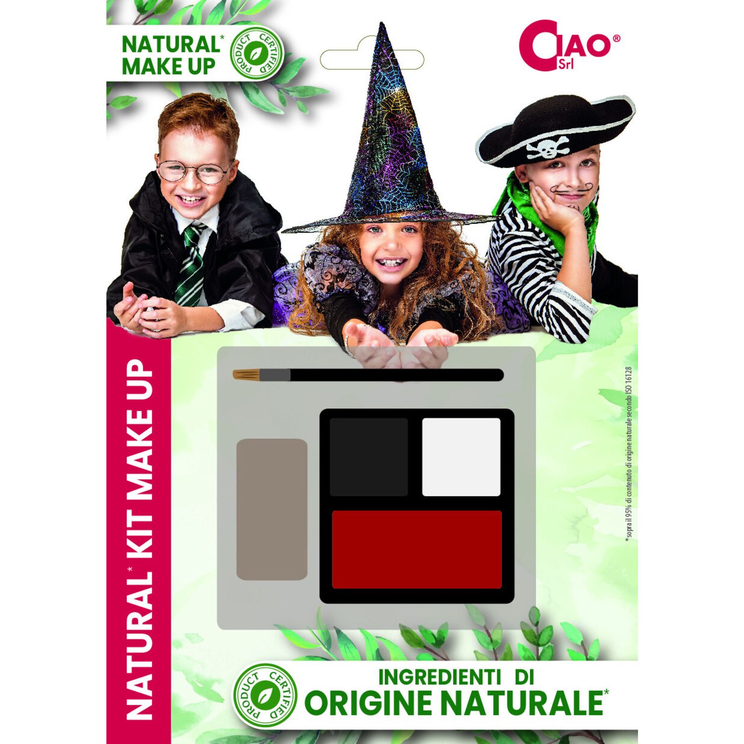 Make up naturale di halloween con vaschetta da 3 colori - Ciao