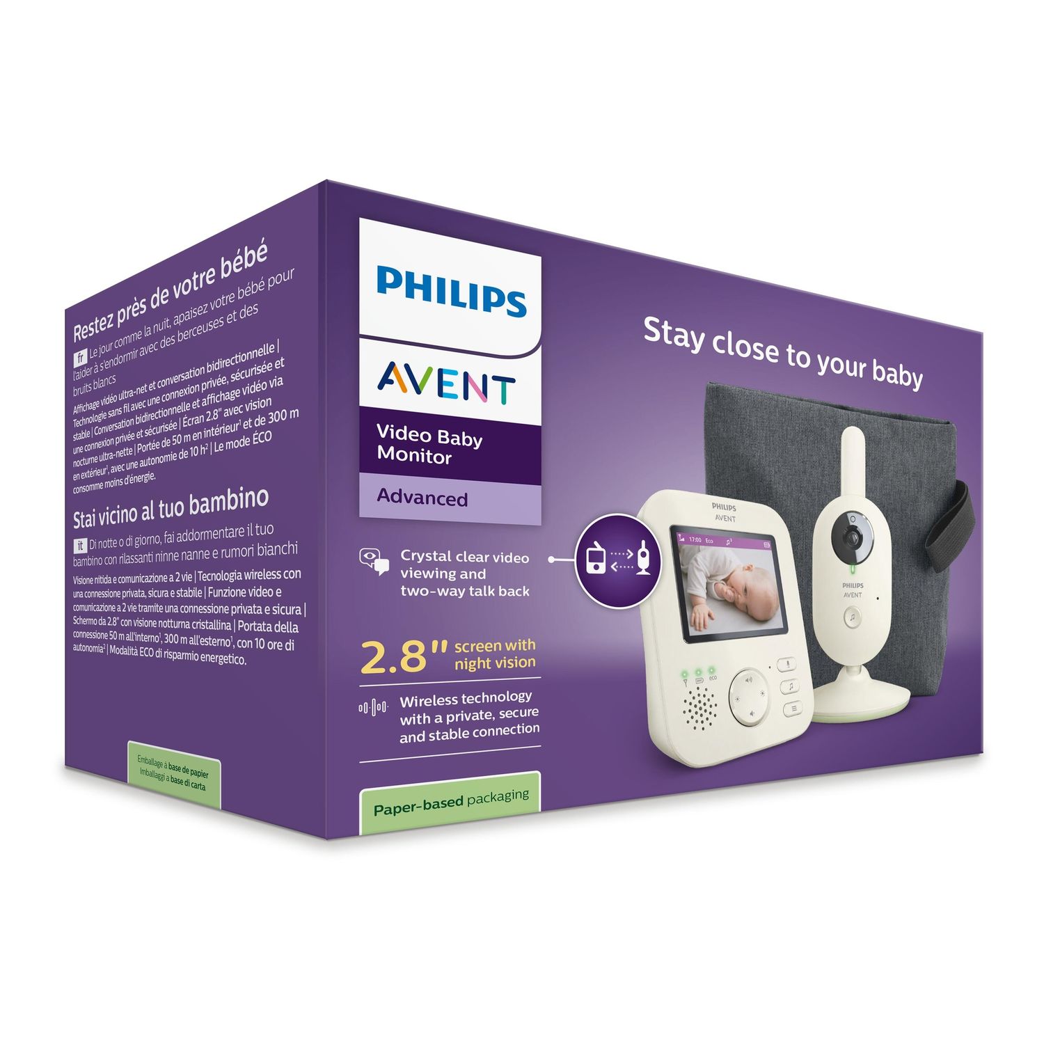 Video baby monitor advanced -  philips avent - Avent