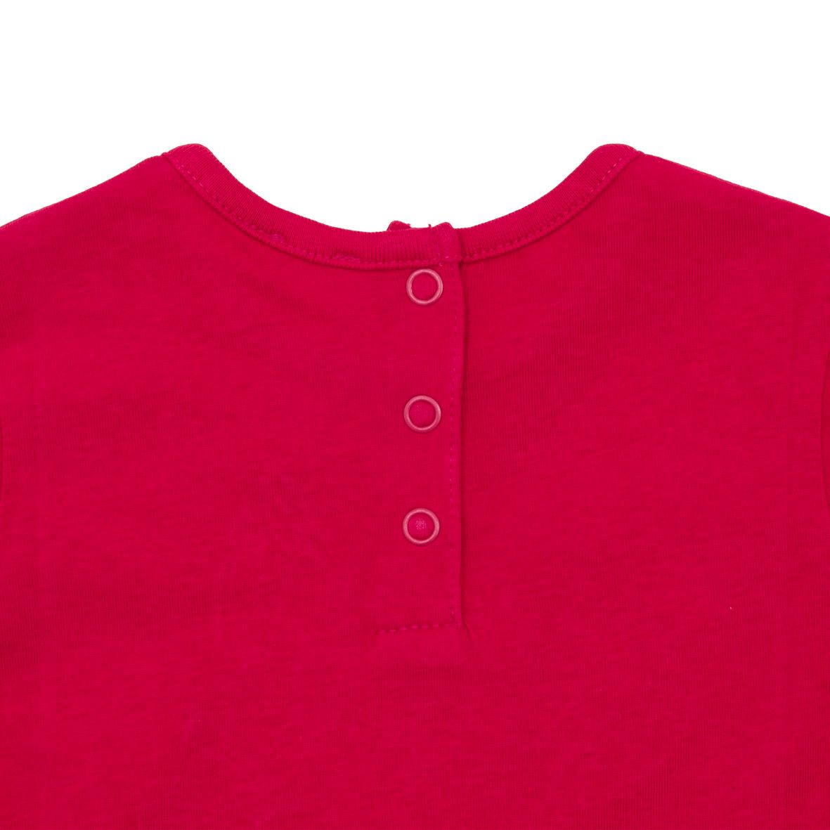 T-shirt manica lunga bimba rossa stampata - Mawi