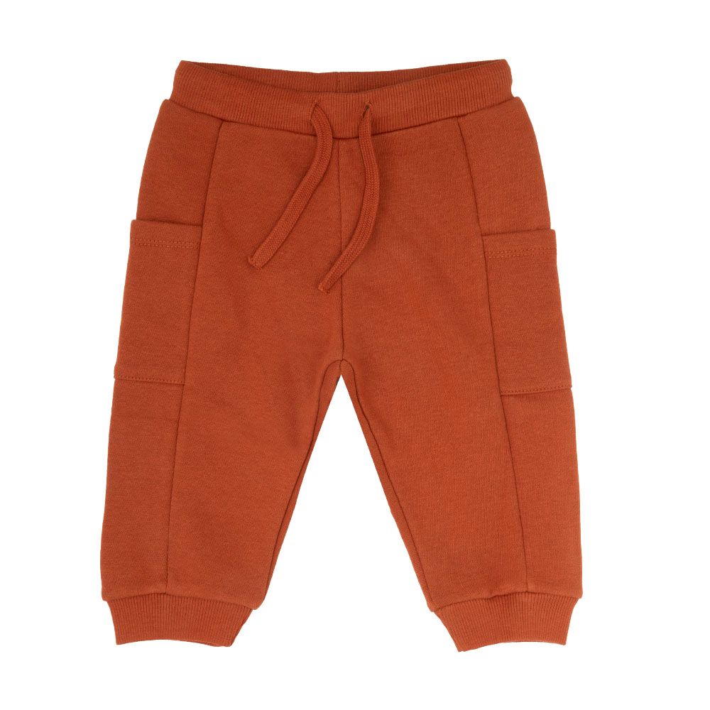 Pantalone felpato bimbo marrone - Mawi