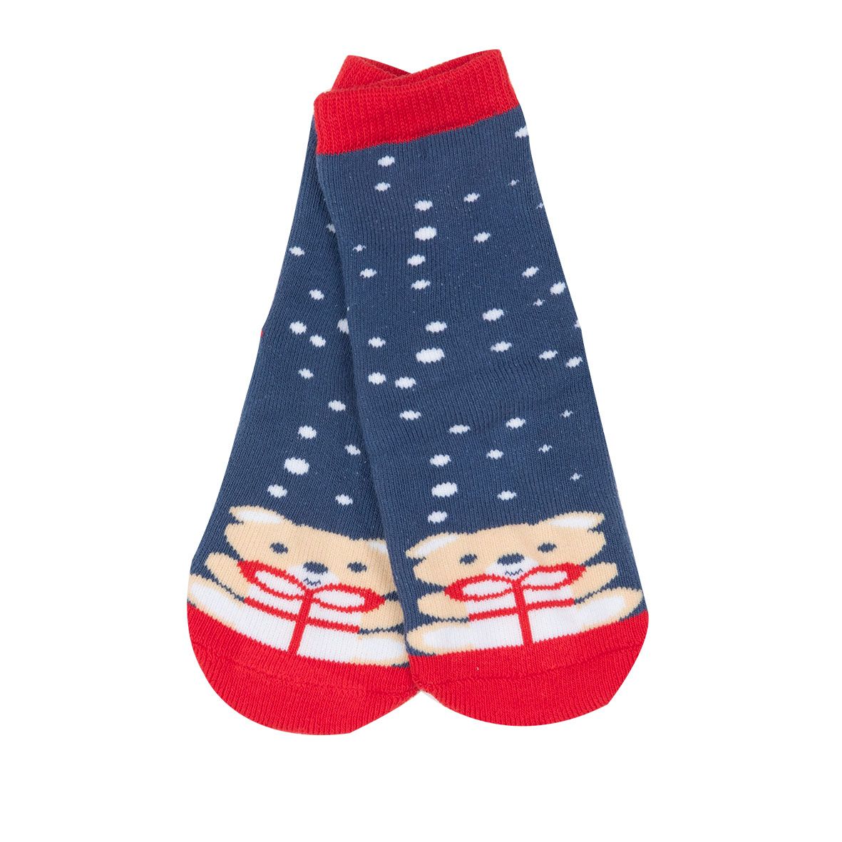 Calze antiscivolo unisex blu "christmas" - Mawi